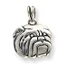 bulldog18 - Sterling Silver Antiqued Bulldog Charm