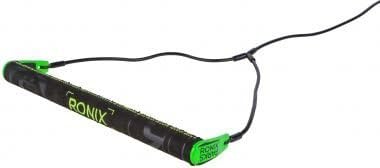 Ronix 2016 Parks Nylon Bar Lock Handle Hide Fine Grip (Iridescent Lime) Wakeboard Handle