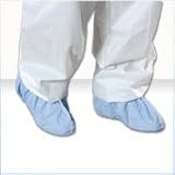 Alpha ProTech AquaTrak Shoe Covers, Serged Seams, Universal, White, 75 pairs/cs