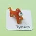 YIP The Floppy Ear Dog - Tynies Miniature Glass Figurine