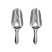 Set of 2, 6-Ounce Bar Ice Scoop, Dry Bin Scoop, Dry Goods Scoop, Candy Scoop, Spice Scoop, Stainless Steel Set of 2, 6-Ounce Bar Ice Scoop, Dry Bin Scoop, Dry Goods Scoop, Candy Scoop, Spice Scoop, Stainless Steel