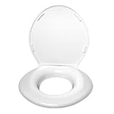 Big John Toilet Seat   White Open Front   w/out Lid   2445646 1W2445263 4W