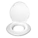 Big John Toilet Seat - White Closed Front - w/ Lid - A13424 01