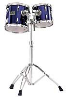 MusicalInstruments: Pearl EX7P Export 2 Tom Expansion  Deep Blue With Chrome Hardware 