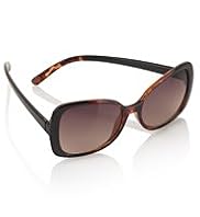 Solid Square Frame Sunglasses