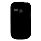 Silicone Gel Skin Sleeve BLACK Rubber Soft Cover Case for LG UN200 / SABER  ....