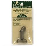 Antique Gold Swivel Ring-3/4 inch 1/Pkg