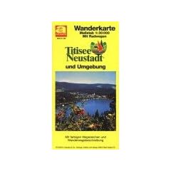 Schwarzwald. Titisee, Neustadt und Umgebung 1 : 30 000. Atlasco Wanderkarte Blatt 209. Mit farbigen Wegezeichen und Wanderwegebeschreibung.