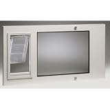 Patio Pacific Themo Sash IIIe - #6 with Endura Flap - Color white - Fits window widths 25"- 28"