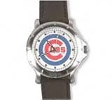 Chicago Cubs MLB Leather Watch