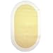 Baby : Braided Chenille 3' x 5' Oval Rug - Yellow