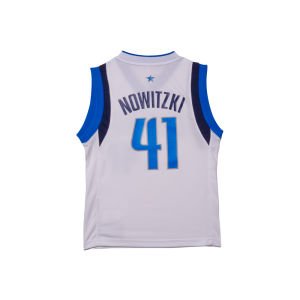 Dirk Nowitzki White Adidas NBA Revolution 30 Replica Dallas Mavericks Youth Jersey SMALL