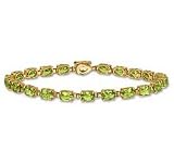 Peridot Gemstone Tennis Bracelet