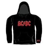AC/DC - RED LOG O Kapuzenpullover Gr��e: M - AC/DC