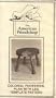 Colonial Footstool Plan with Leg Template Pattern