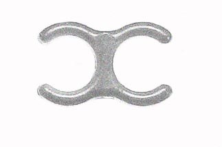 BrickArms 2.5 Scale LOOSE Weapon Accessory Universal Clip Silver UClip