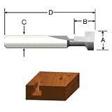 Vermont American 23116 3/8-Inch Keyhole Router Bit with 1/4-Inch