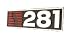 05-06 AUTHENTIC Saleen Mustang S281 Badges Decals