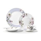 By Mikasa Silk Floral Lavender 5 Piece Place Setting