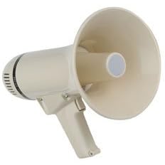 Megaphone, 10W max.