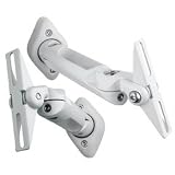 Vantage Point White Bookshelf Series Extended Speaker Mounts