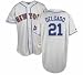 Carlos Delgado New York Mets Authentic Road Gray Jersey, With #21 from Majestic Athletic