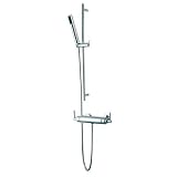 (thv065) CONTEMPORARY LEVER RANGE THERMO BAR SINGLE OUTLET THERMOSTATIC SHOWER KIT 8