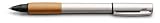 Lamy Accent Palladium Finish with Pear Wood Grip Rollerball Pen - L395-BB