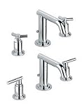 Grohe 20 072 000 Atrio Low Spout Wideset Lavatory Faucet, StarLight Chrome