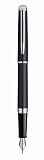 Waterman Hemisphere Essential Matte Black Chrome Trim Medium Point Fountain Pen - S0920830