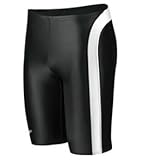 Speedo Youth Axcel Spliced Jammer w/ Piping - Black/White - 22