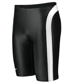 Speedo Youth Axcel Spliced Jammer w/ Piping - Black/White - 22