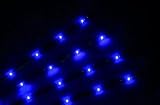 Produkt-Bild: LED-Bodenleuchtenset McFun 'BLS-460, 4 Leuchtstreifen a 60cm, Farbe: blau