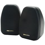 BIC AMERICA DV-32B 3 1/2 2-Way Compact Shielded Speakers - Black