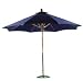 Deluxe 3M6 Rib Blue Parasol for Garden Patio Furniture