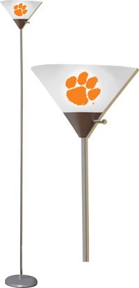 Clemson Tigers Torchiere Floor Lamp