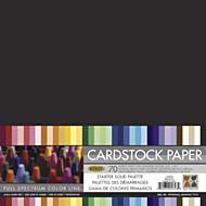 Starter 12x12 Paper Pack Assorted Solid Cardstock, 70/Pkg.