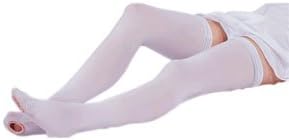 ATS Anti-Embolism Thigh-Length Stocking, Full Foot with Inspection Toe, White, X-Large Long [Each-1 (single)]
