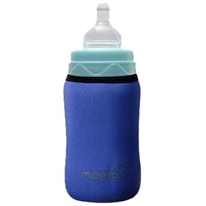 Momo Baby Wide Neck Thermal Glass Bottle Hugger, 9 Ounce