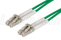 50/125 Colored Fiber Optic Duplex Cables with LC, SC and ST Connectors
