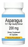 Asparagus Extract 200 mg, 10:1 Pure - 60 Capsules