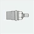 Grohe 45 888 000 Hot-side Cartridge 3/4"