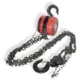 1-Ton Easy-Lift Chain Pulley Hoist - Leverages Effort 100x!