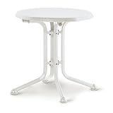 Folding Round Resin Table; 33