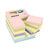 3M 653-24APVAD Pastel notes in a value pack, 1-1/2 x 2, 24 pads/pack