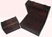 wood jewerly box 2 pc with simulated leather trim