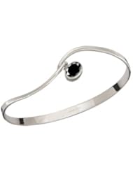 Ed Levin, Gem Crest Bracelet, Black Onyx, .925 Sterling Silver & 14K Gold, Sizes S - L