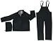 River City Rainwear Classic Plus .35mm PVC Poly Suit, 3 Pc, Black L