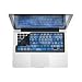 iSkin Protouch Vibes Silicone Keyboard Protector (Day Dream Blue/Light Blue)