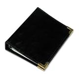 SAM81070 - Classic Vinyl Refillable 120 Cap. Add./Business Card Binder